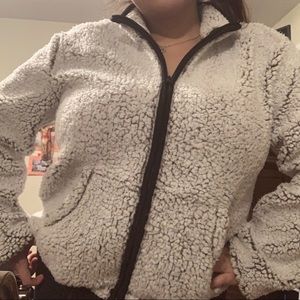 black and white sherpa ♡